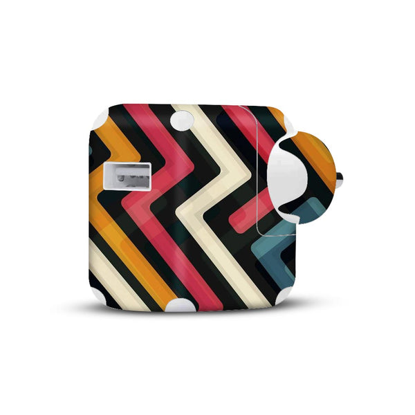 maze skin for apple 10W charger 2019 by sleeky india 