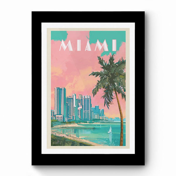 Miami - Framed Poster