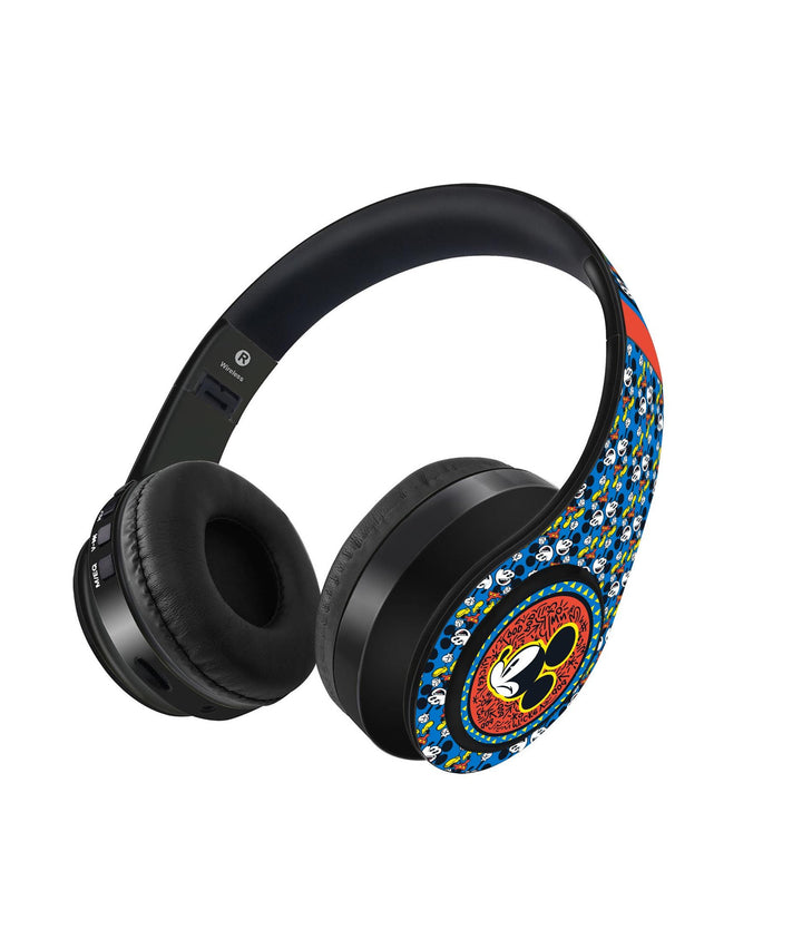 Mickey Galore - Decibel Wireless On Ear Headphones By Sleeky India, Marvel Headphones, Dc headphones, Anime headphones, Customised headphones 