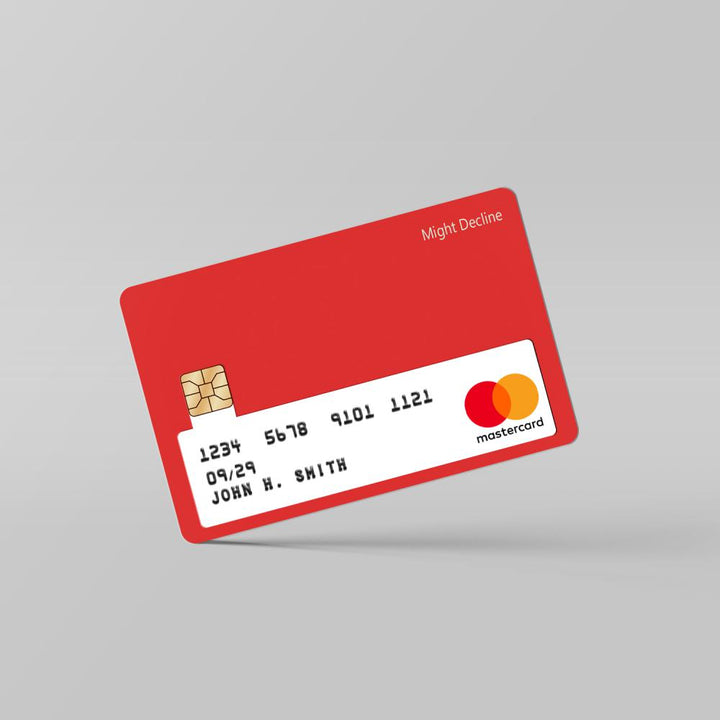 might-decline-card By Sleeky India. Debit Card skins, Credit Card skins, Card skins in India, Atm card skins, Bank Card skins, Skins for debit card, Skins for debit Card, Personalized card skins, Customised credit card, Customised dedit card, Custom card skins