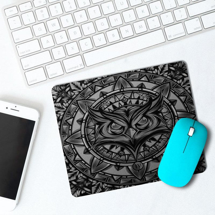 mighty-owl-black-2 Mousepad