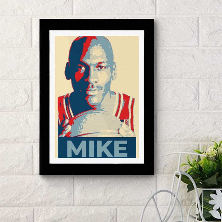 Mike Jordan - Framed Poster