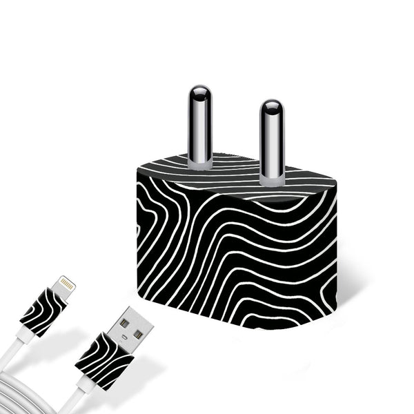 Miraj - charger skins for apple charger 5W by Sleeky India