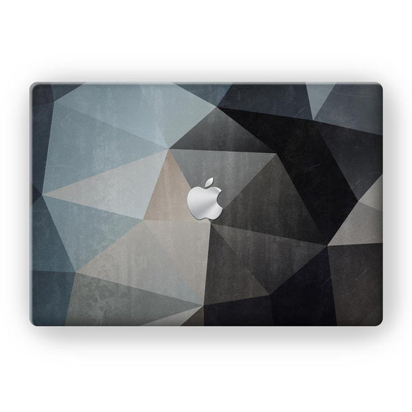 Mosaic Black Gold Pattern - MacBook Skins