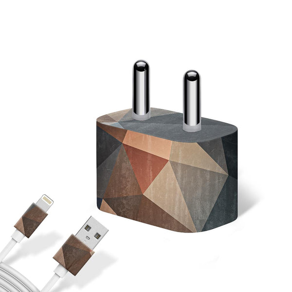 Mosaic Black Stone - Apple charger 5W Skin