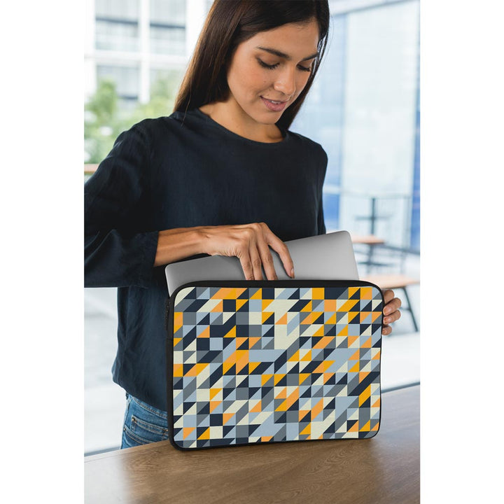 Mosaic Block Pattern - Laptop Sleeve