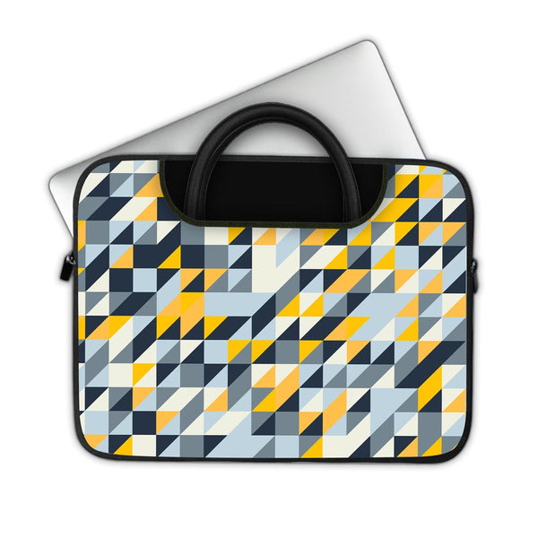 Mosaic Block Pattern - Pockets Laptop Sleeve
