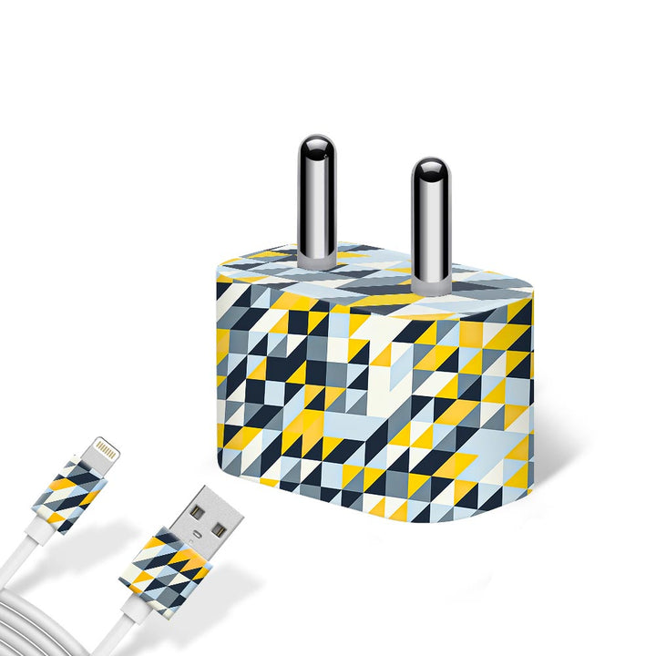 Mosaic Block Pattern - Apple charger 5W Skin