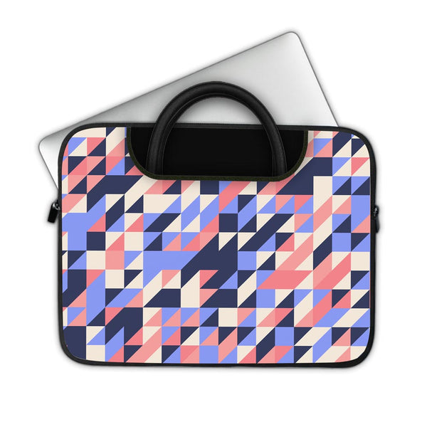Mosaic Pattern Pink  - Pockets Laptop Sleeve
