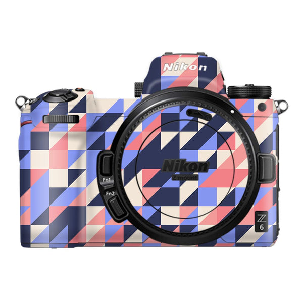 Mosaic Pattern Pink - Nikon Camera Skins