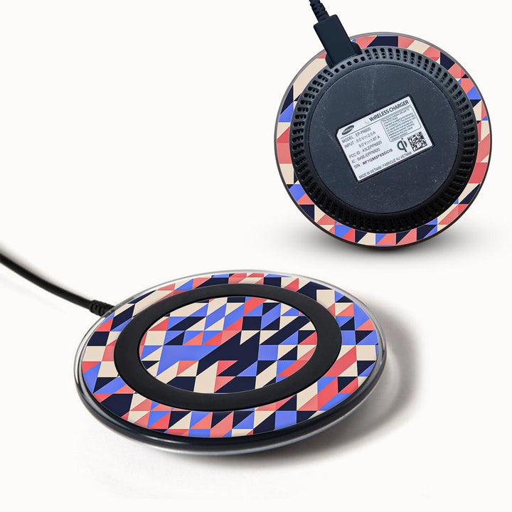 Mosaic Block Pattern - Samsung Wireless Charger 2015 Skins