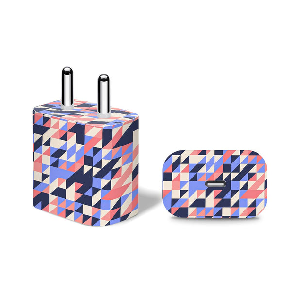 Mosaic Pattern Pink - Apple 20W Charger Skin