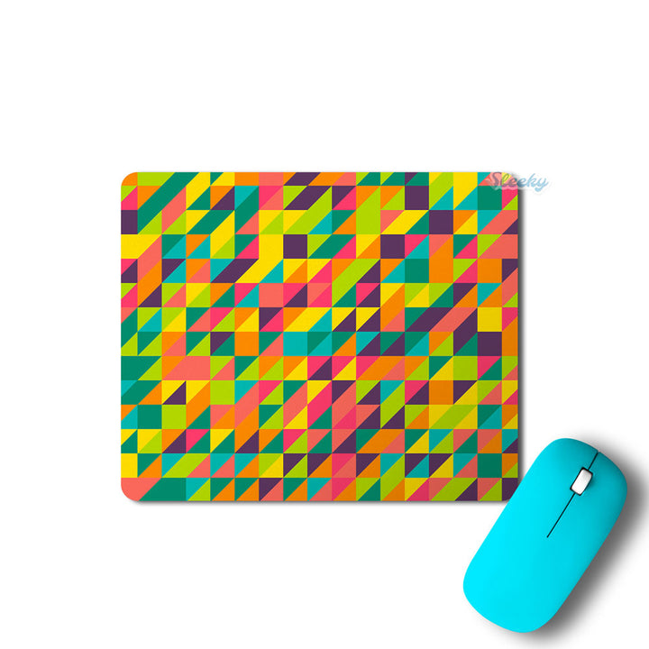 Mosaic Square Pattern - Mousepad