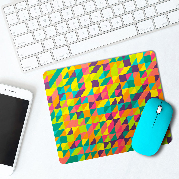 Mosaic Square Pattern - Mousepad