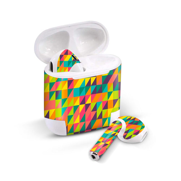 Mosaic Square Pattern - Airpods 1/2/3 Skin