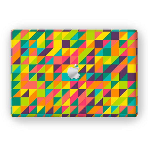 Mosaic Square Pattern - MacBook Skins