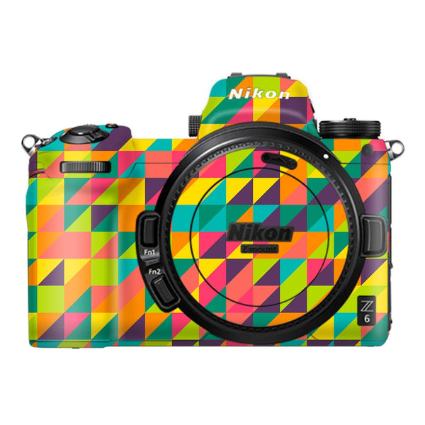 Mosaic Square Pattern - Nikon Camera Skins