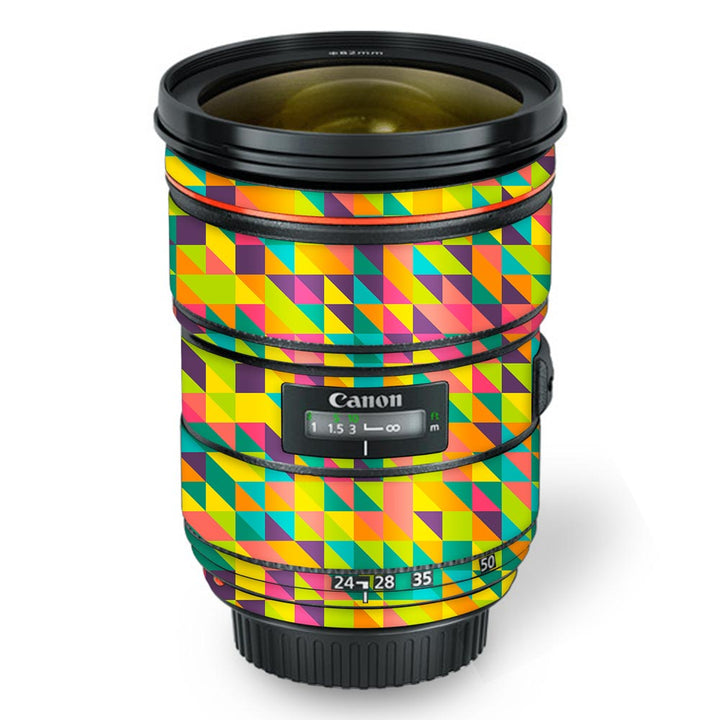 Mosaic Square Pattern - Canon Lens Skin