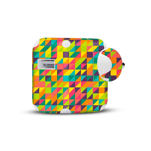 Mosaic Square Pattern - Apple 2019 10W Charger skin