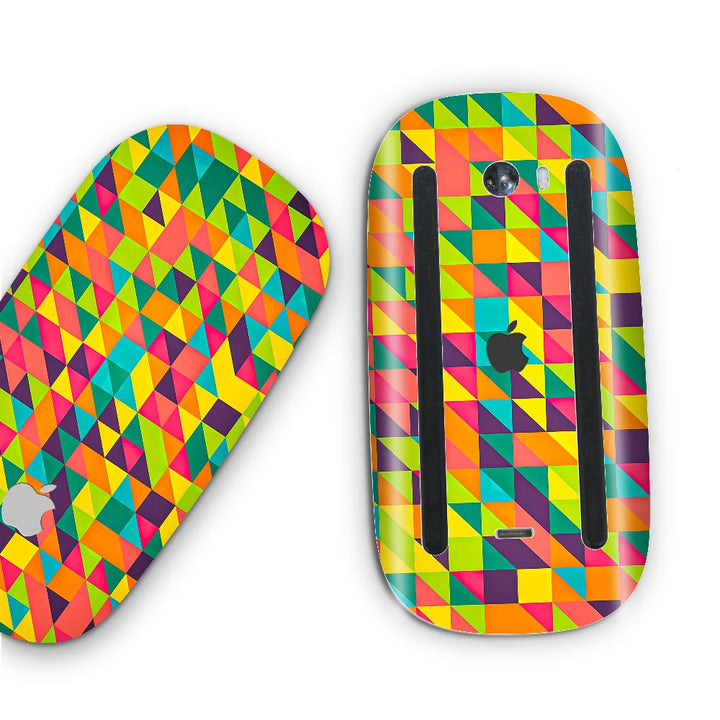 Mosaic Square Pattern - Apple Magic Mouse 2 Skins