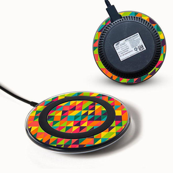 Mosaic Square Pattern - Samsung Wireless Charger 2015 Skins