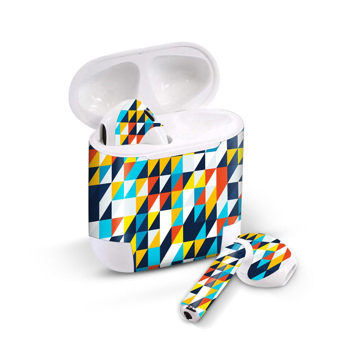 Mosaic Triangle Pattern - Airpods 1/2/3 Skin