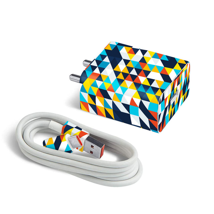 Mosaic Triangle Pattern - MI 22.5W & 33W Charger Skin