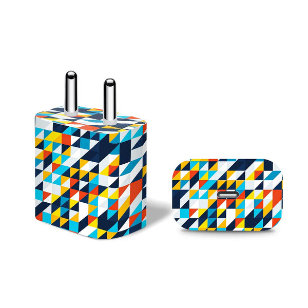 Mosaic Triangle Pattern - Apple 20W Charger Skin