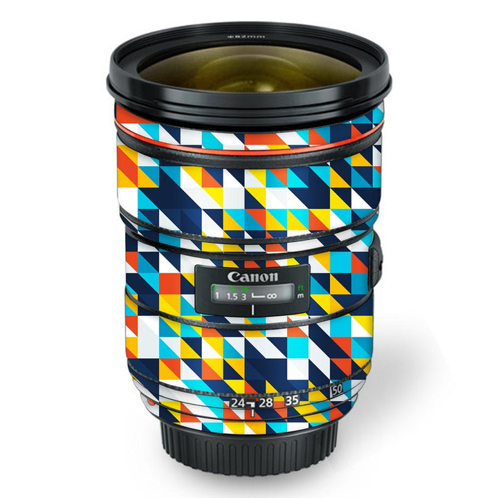 Mosaic Triangled Pattern - Canon Lens Skin