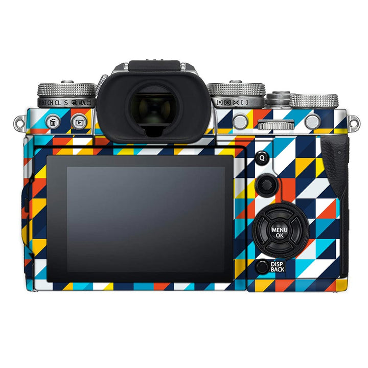 Mosaic Triangled Pattern - FujiFilm Camera Skin