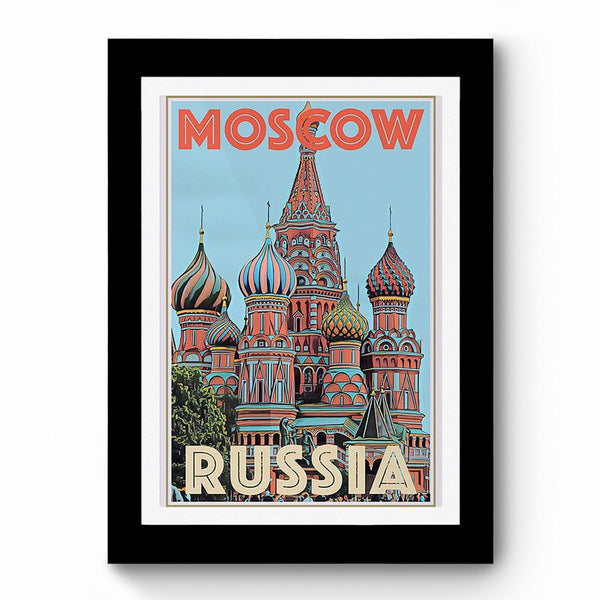 Moscow - Framed Poster