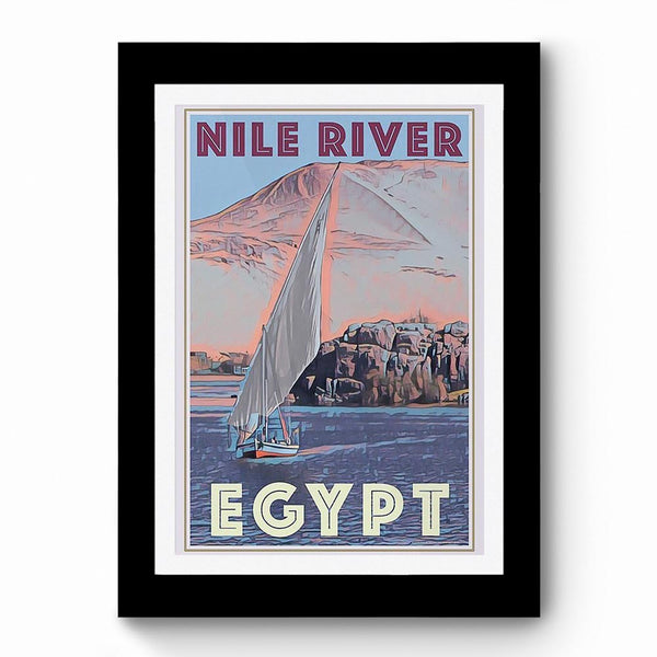 Nile River Egypt - Framed Poster