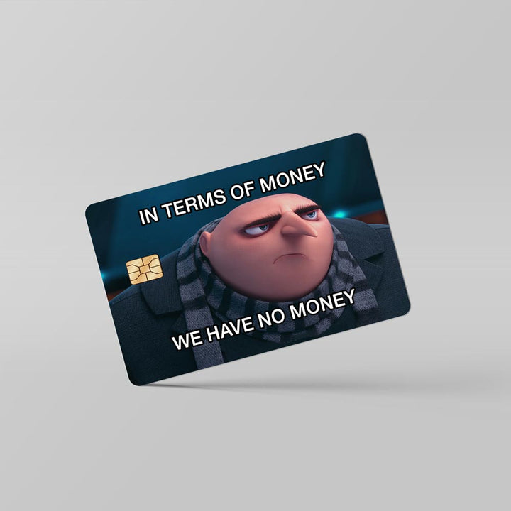 no money card skin by sleeky india