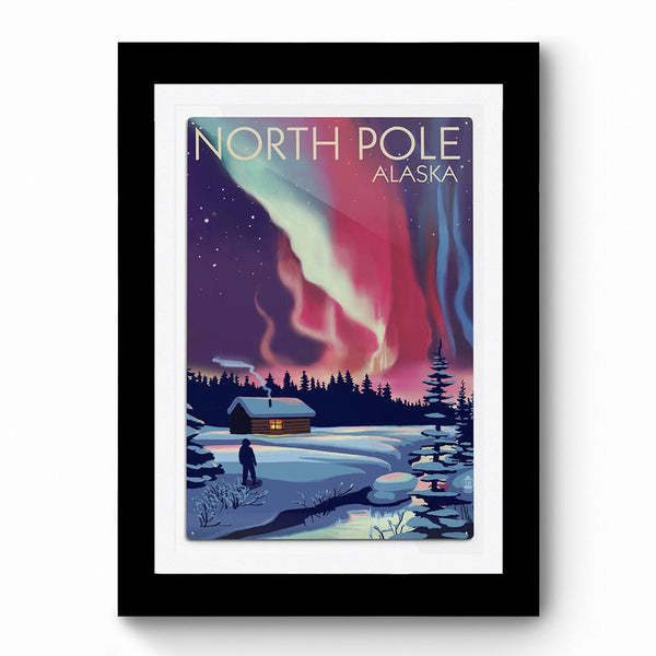 North Pole Alaska - Framed Poster