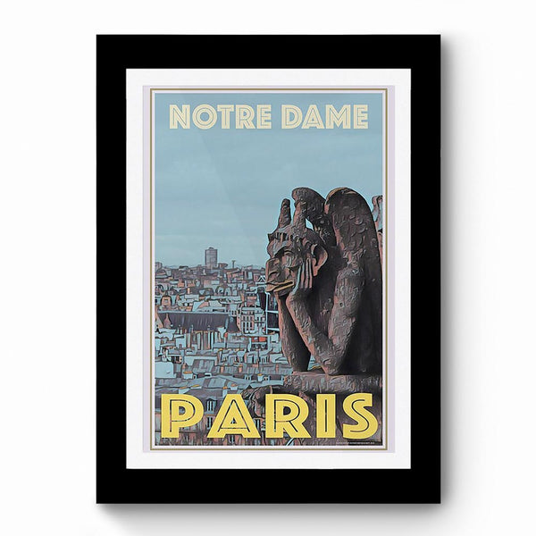 Notre Dame - Framed Poster