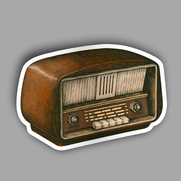 Old Radio - Sticker