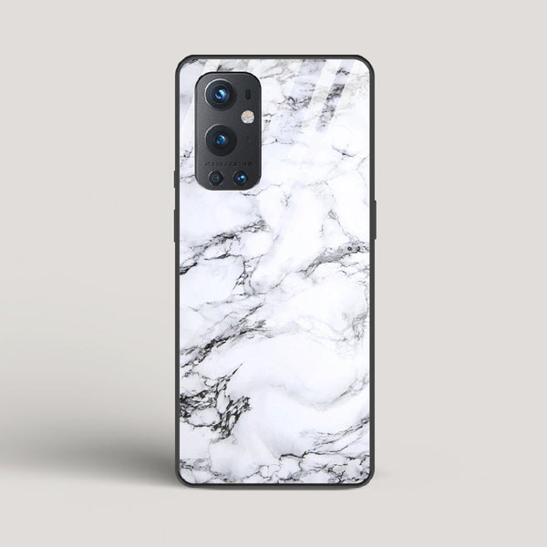 Marble White Luna - OnePlus 9 Pro Glass Case