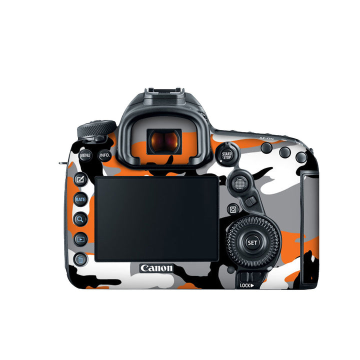 Orange Camo - Canon Camera Skins