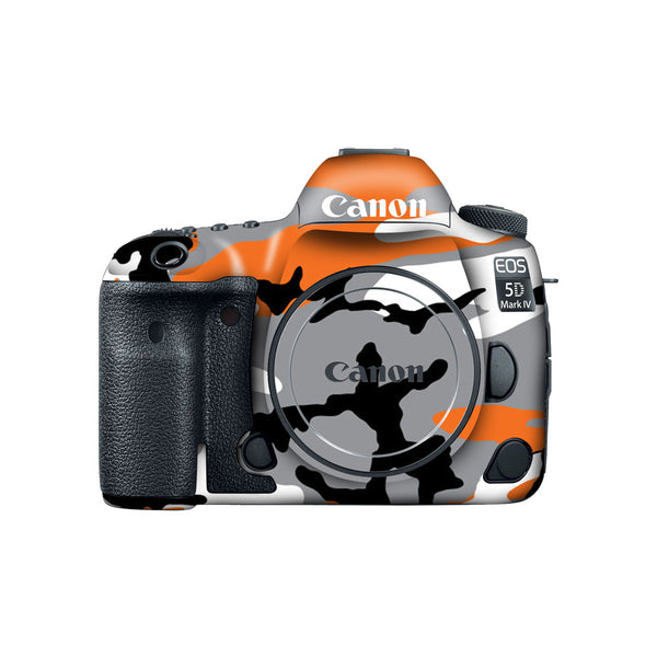 Orange Camo - Canon Camera Skins