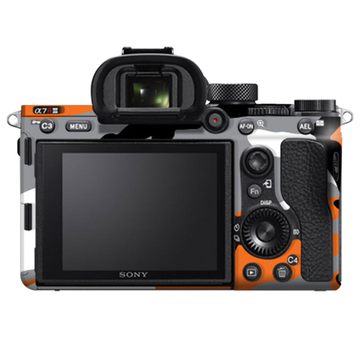 Orange Camo  - Sony Camera Skins