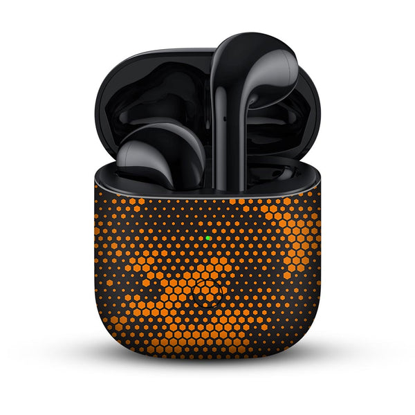 Orange Hive Camo  -  Skins For Realme Buds Air / Air Neo / Air Pro