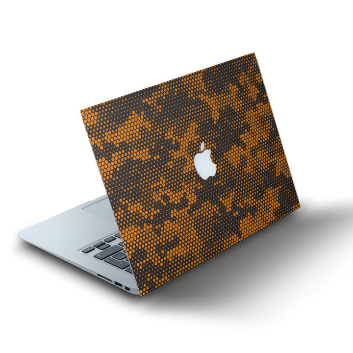 Orange Hive Camo - MacBook Skins