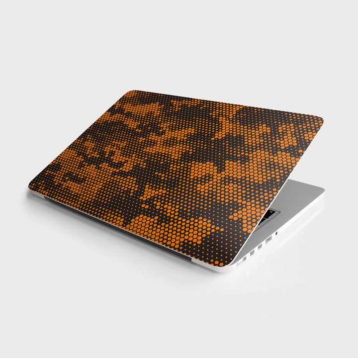 Orange Hive Camo - Laptop Skins By Sleeky India