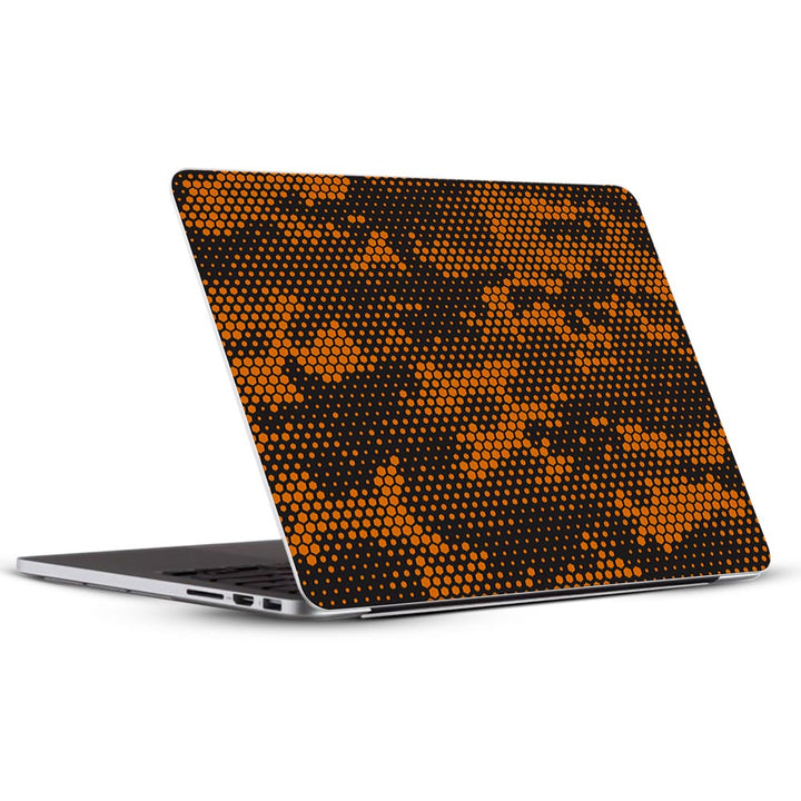 Orange Hive Camo - Laptop Skins By Sleeky India