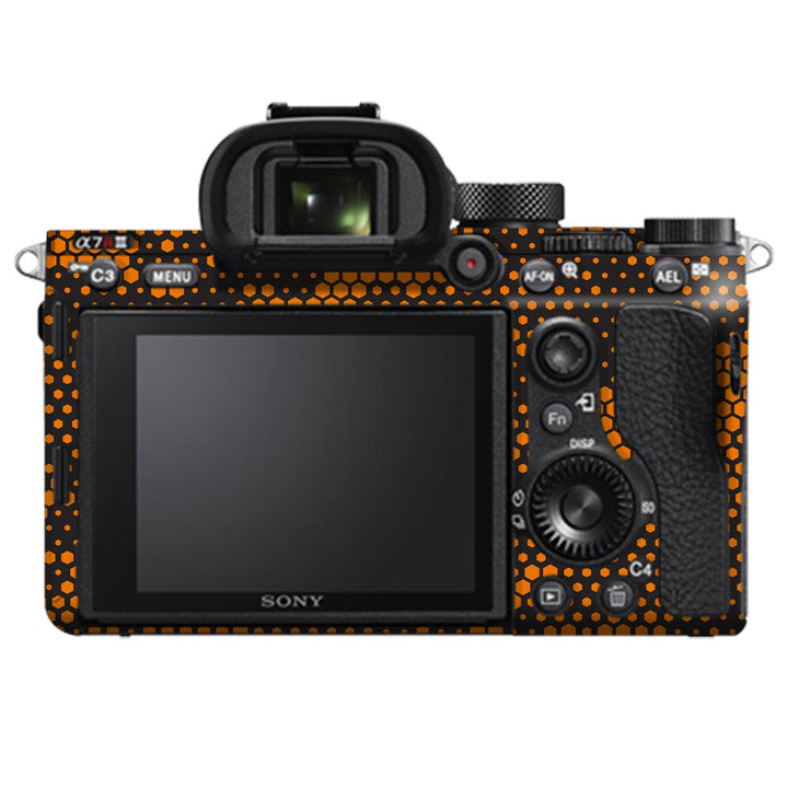 Orange Hive Camo - Sony Camera Skins By Sleeky India