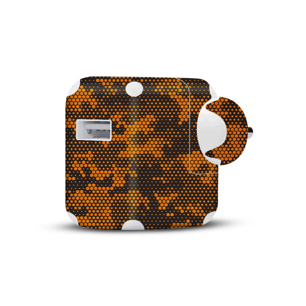Orange Hive Camo - Apple 2019 10W Charger skin
