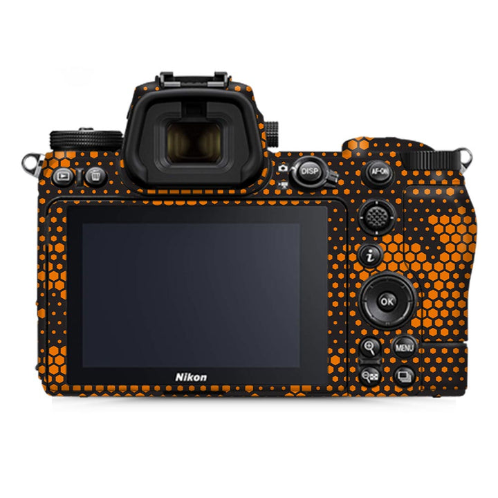 Orange Hive Camo - Nikon Camera Skins By Sleeky India