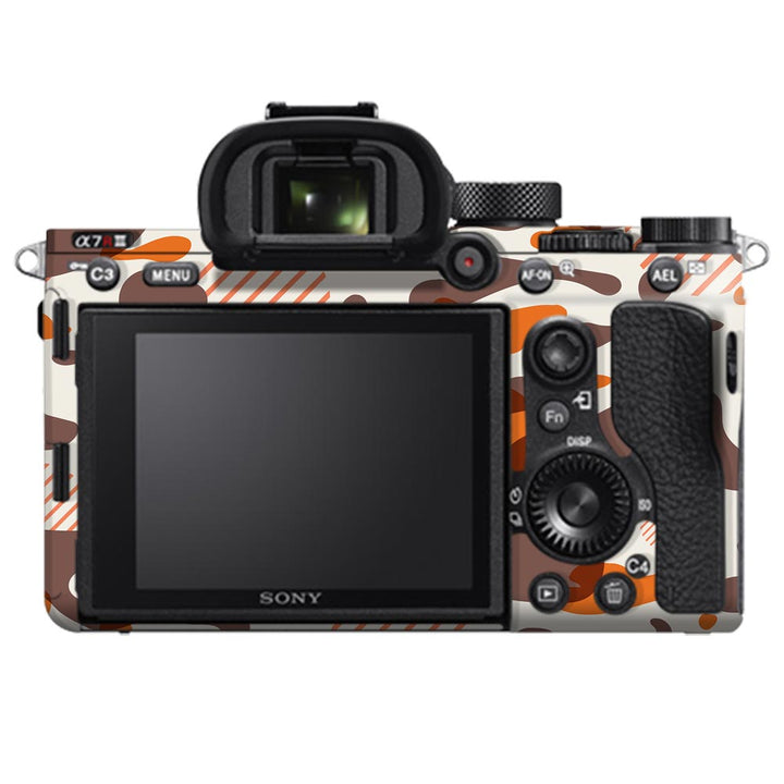 Orange Modern Camo -  Sony Camera Skins