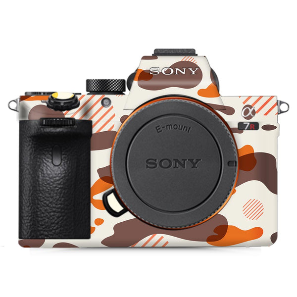 Orange Modern Camo -  Sony Camera Skins
