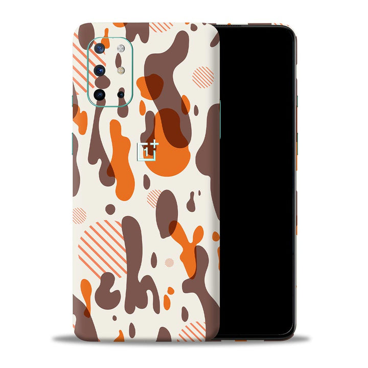 Orange Modern Camo - Mobile Skin